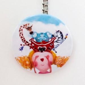 心家系列-心家化妝鏡鑰匙圈